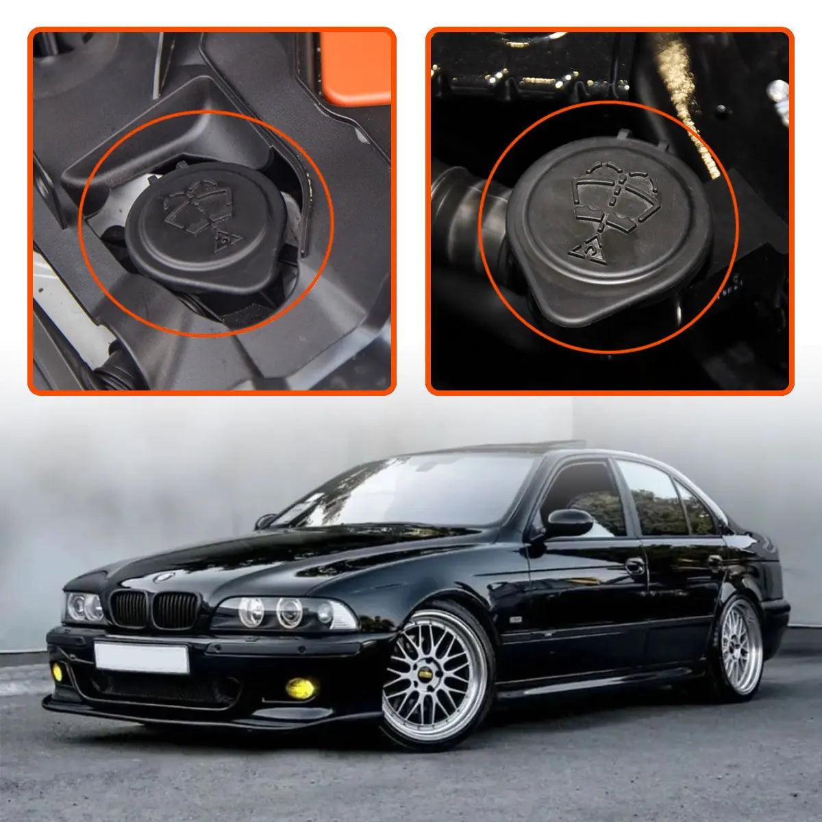 Windshield Washer Fluid Reservoir Cap for BMW