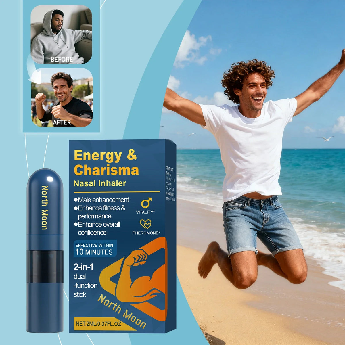 Men's Energy and Charisma Nasal Inhaler