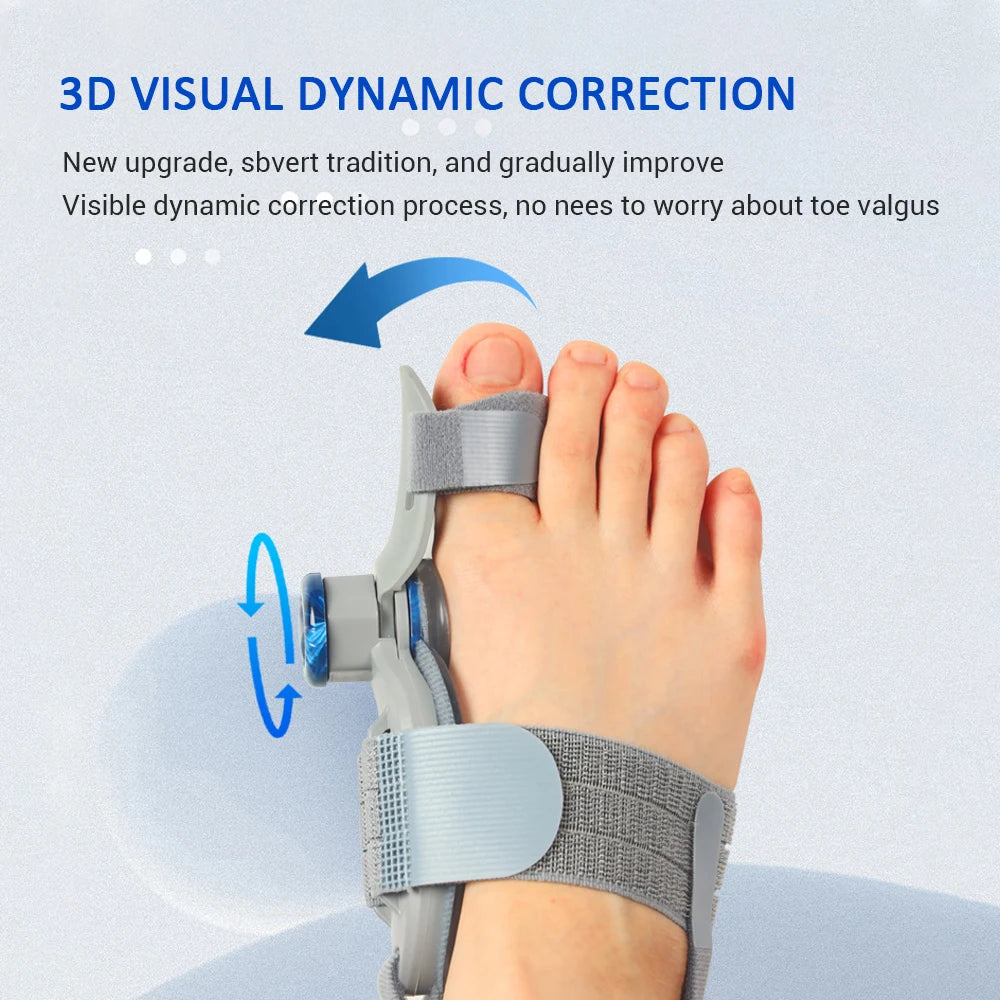 Adjustable Bunion Corrector and Toe Straightener - 4