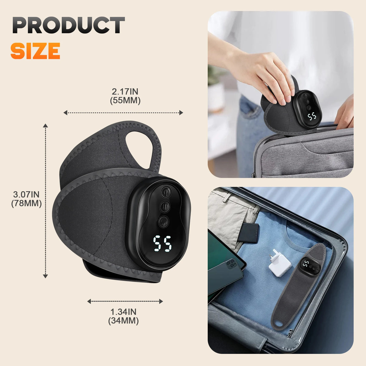 Cordless Vibration Ankle and Wrist Massage Wrap