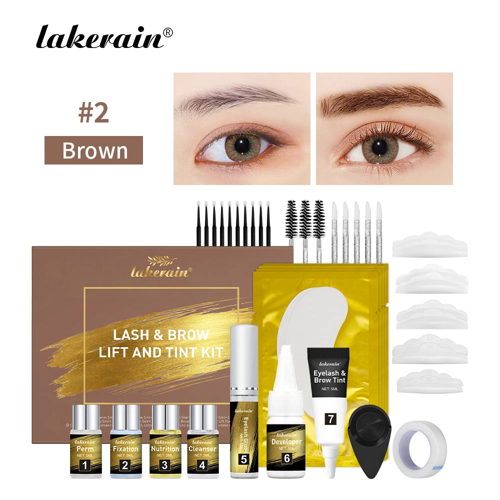 Professional Eyebrow Lamination and Tinting DIY Kit