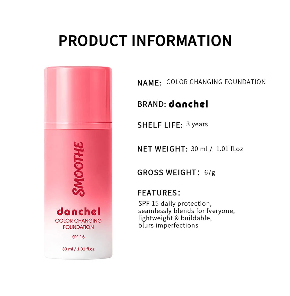 Color-Changing Foundation for Flawless Radiant Skin - 18