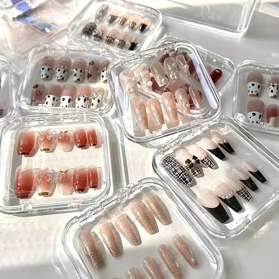 10Pcs Clear Stackable Storage Boxes for Jewelry and Crystal Bracelets - 3
