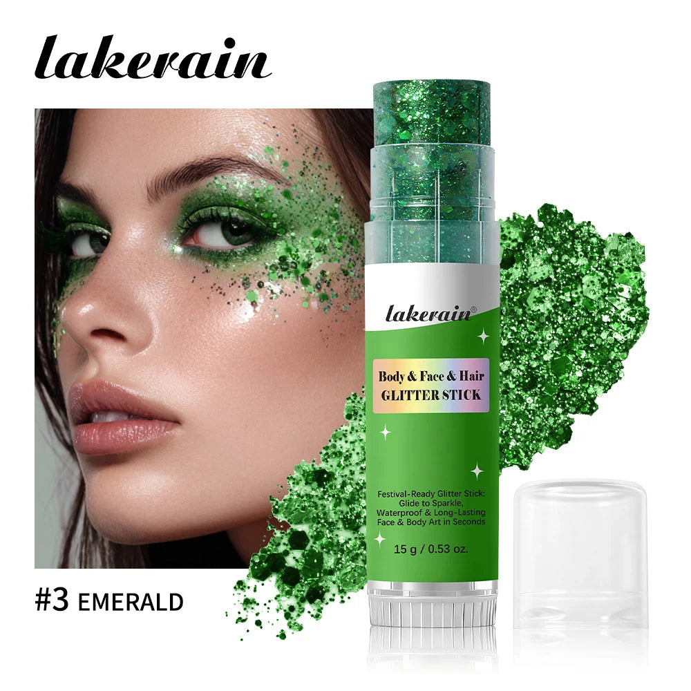Waterproof Glitter Shimmer Stick for Face and Body - 24