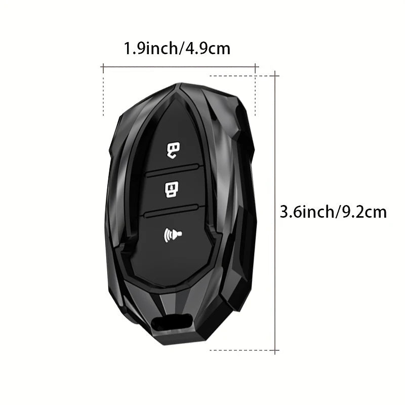 Protective Galvanized Alloy Car Key Case Shell - 4