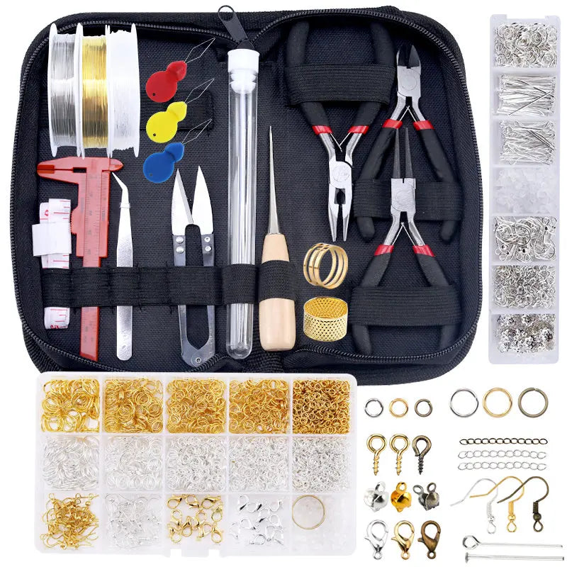 Jewelry Making and Repair Tool Kit with Findings