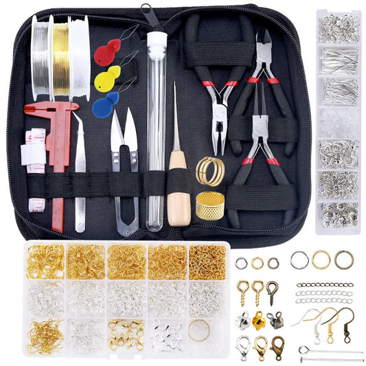 Jewelry Making and Repair Tool Kit with Findings