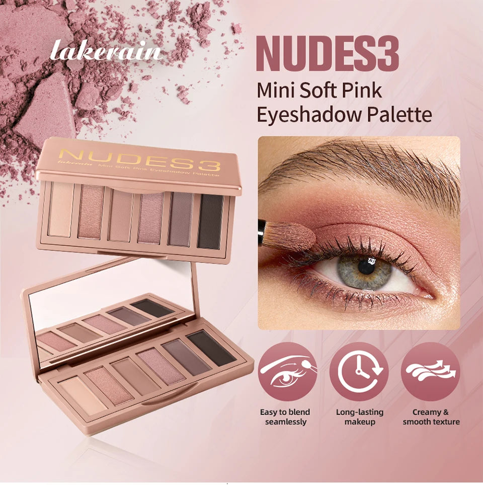 Long-Lasting Matte and Shimmer Eyeshadow Palette - 7