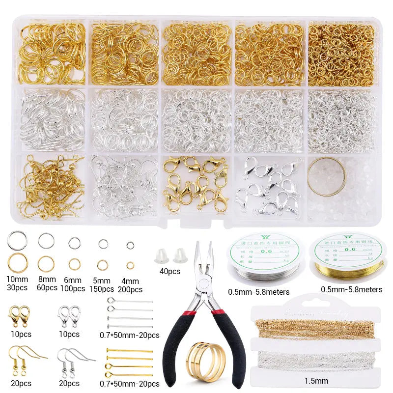 Jewelry Making and Repair Tool Kit with Findings
