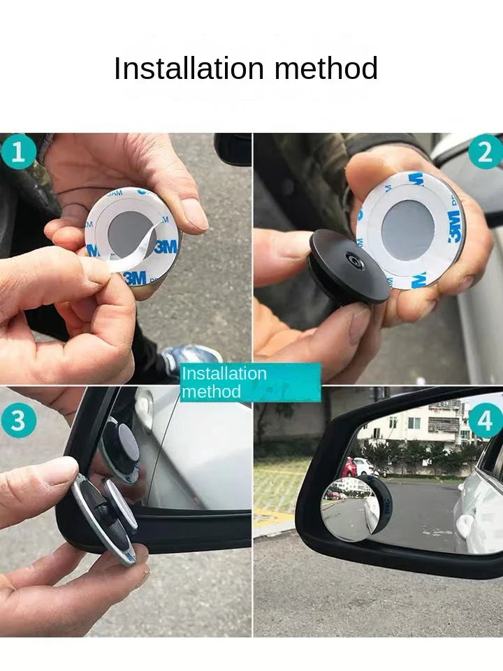 360 Degree Adjustable Car Blind Spot Mirror - 15