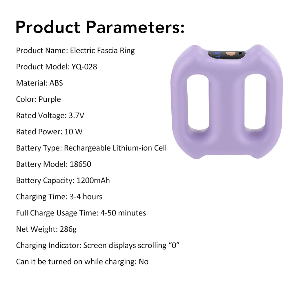 Electric Fascia Vibration Massager for Full-Body Recovery