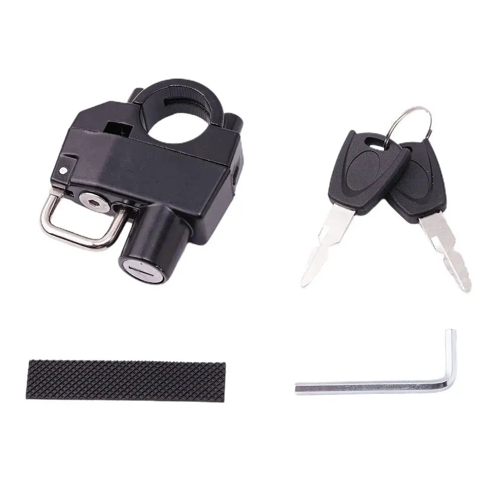 Universal Anti-Theft Motorcycle Helmet Lock for Handlebars - 7