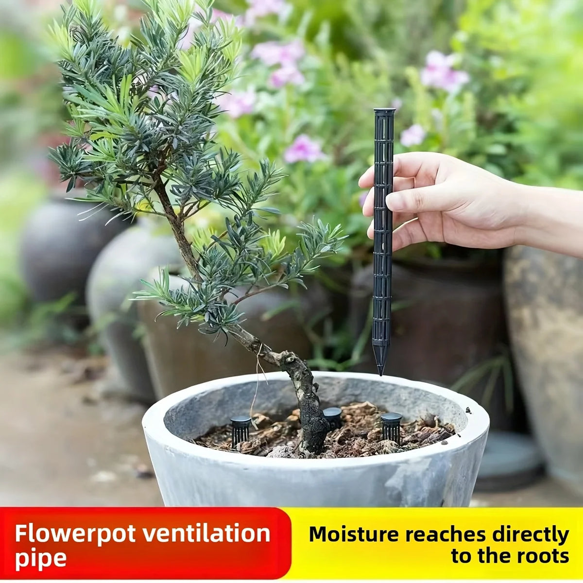 Plant Aeration Tubes Root Watering Spikes for Potted Plants 10 20 Pack