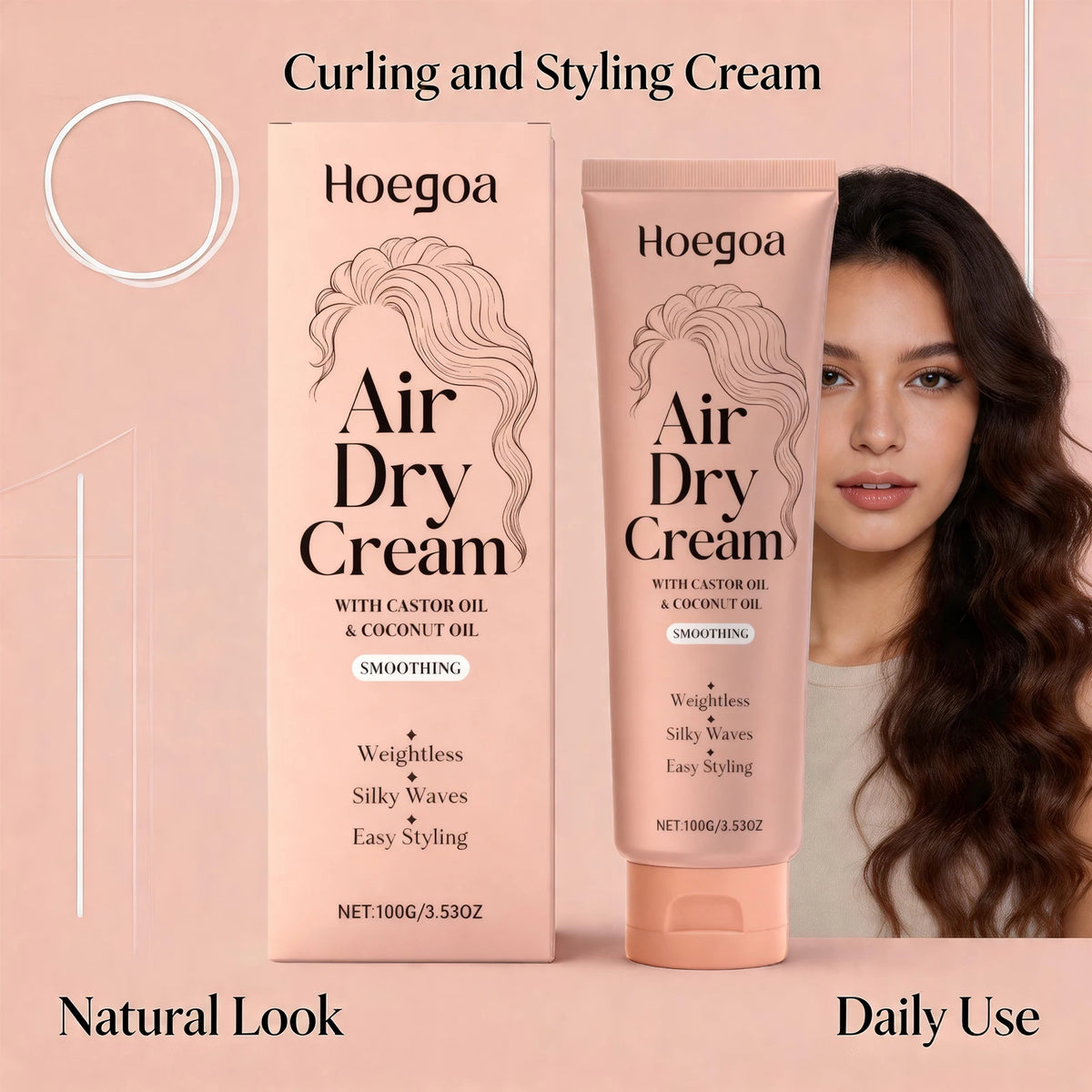 Hydrating Curl Defining Cream for Natural Waves and Curls