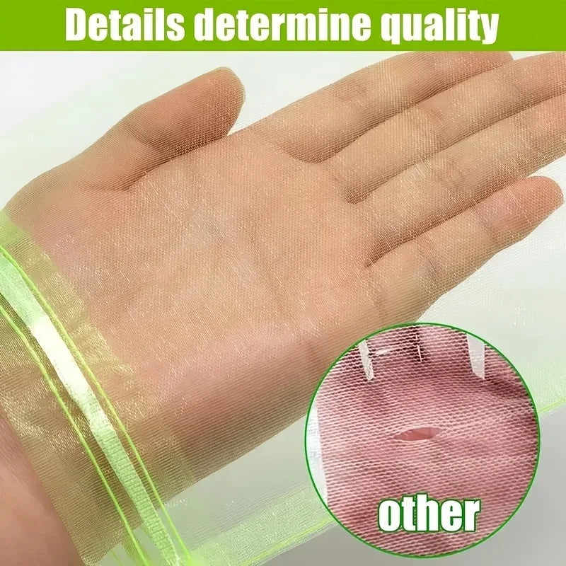100Pcs Fruit Protection Bags Mesh Garden Barrier for Pest Control - 7
