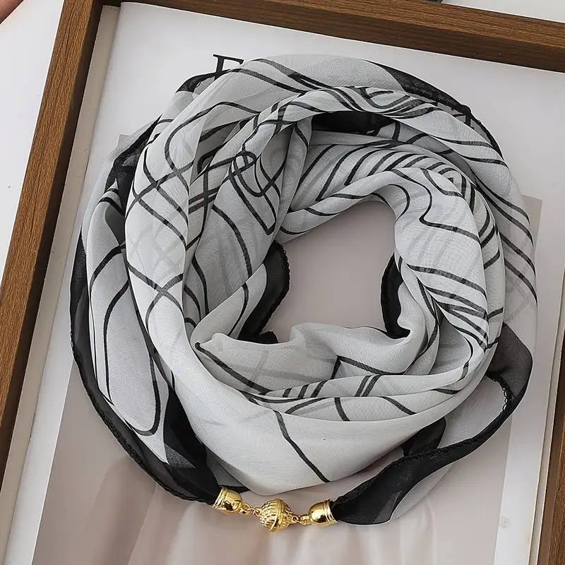 Magnetic Knot-Free Fashion Neck Scarf - 8