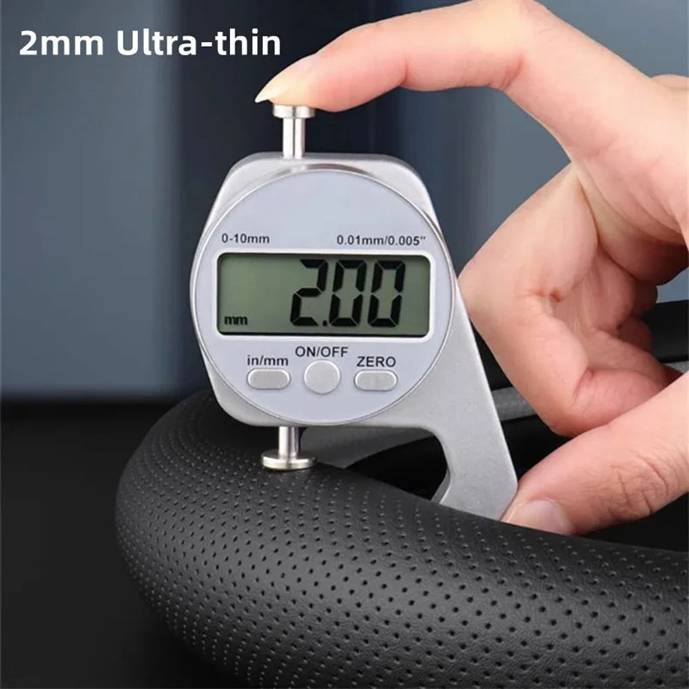 Universal Breathable Steering Wheel Cover for Cars - 4