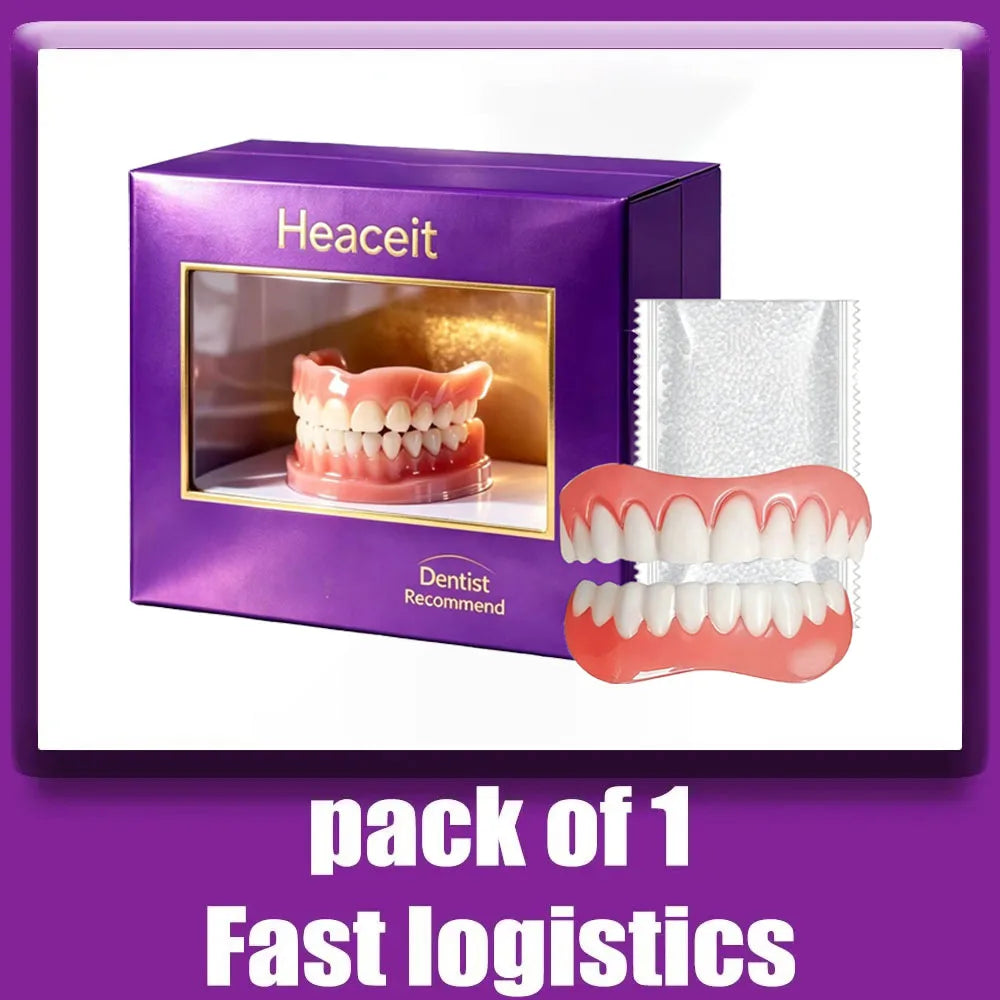 Adjustable Silicone Cosmetic Dentures for Instant Smile Beauty