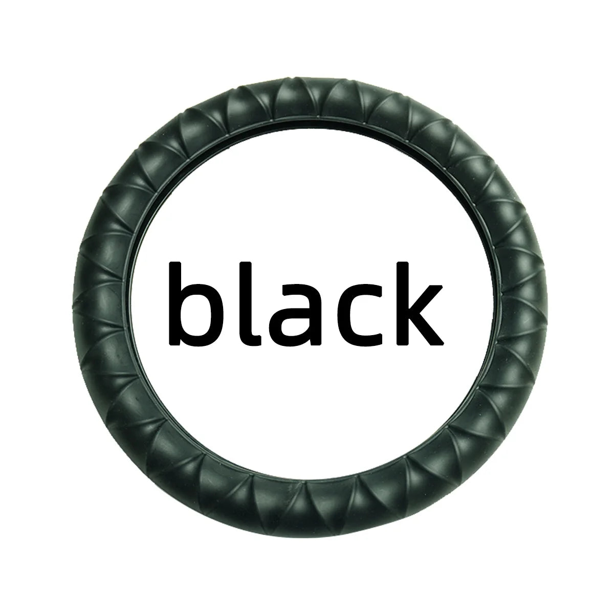 Anti-Slip Silicone Car Steering Wheel Cover - 7