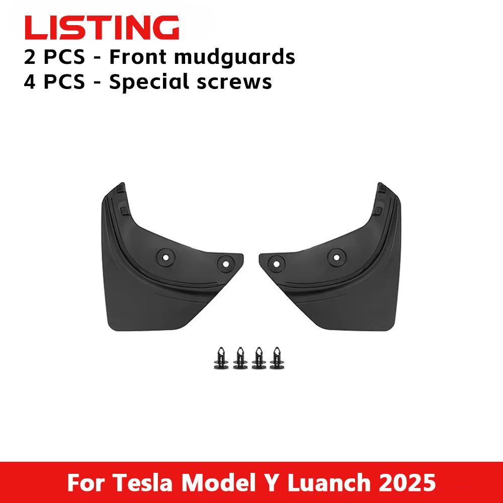 TPE Mud Flaps Splash Guards for Tesla Model Y - 11
