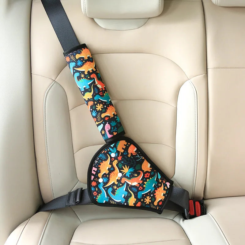 Adjustable Car Seat Belt Comfort Pad for Kids - 9