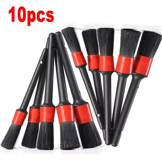 10 Piece Car Detailing Brush Set Automotive Cleaning Tool Kit