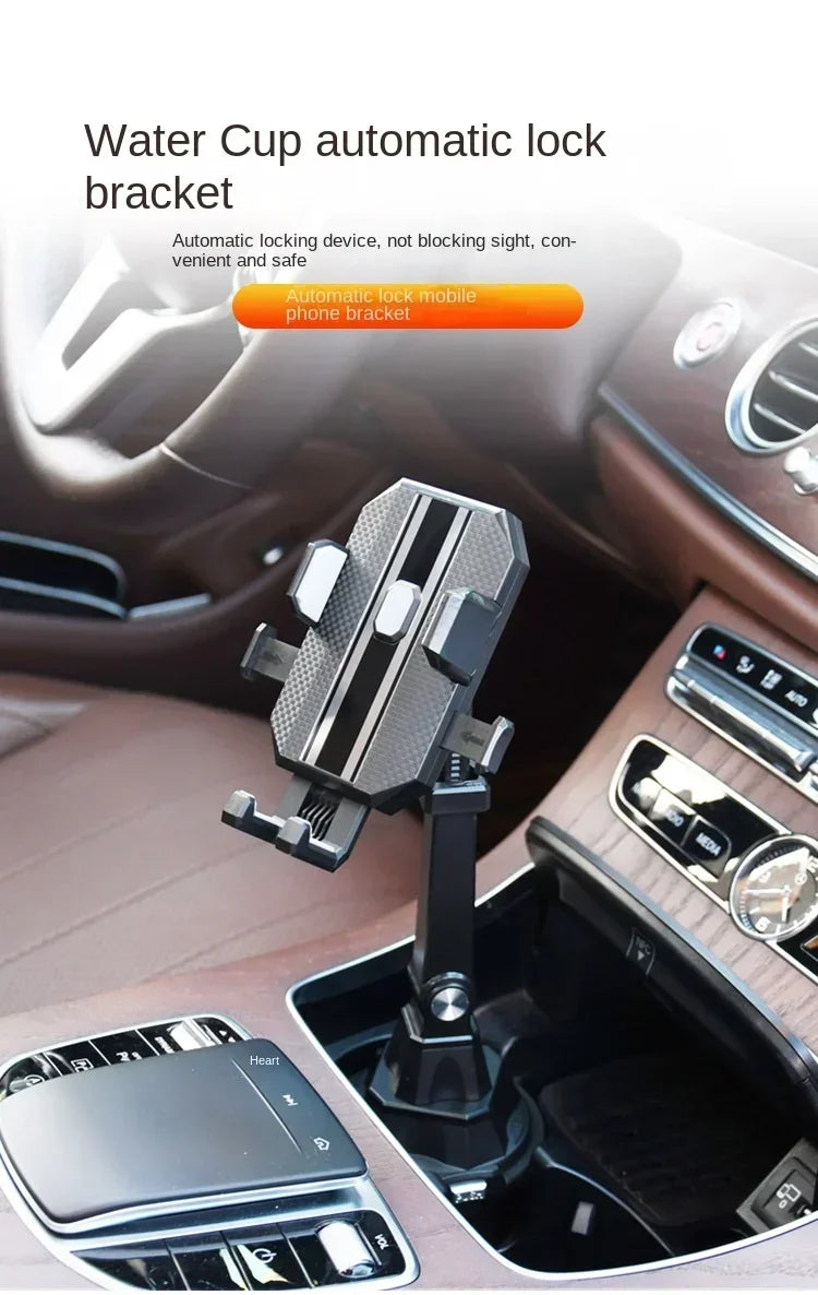 Adjustable Cup Holder Car Phone Mount - 6