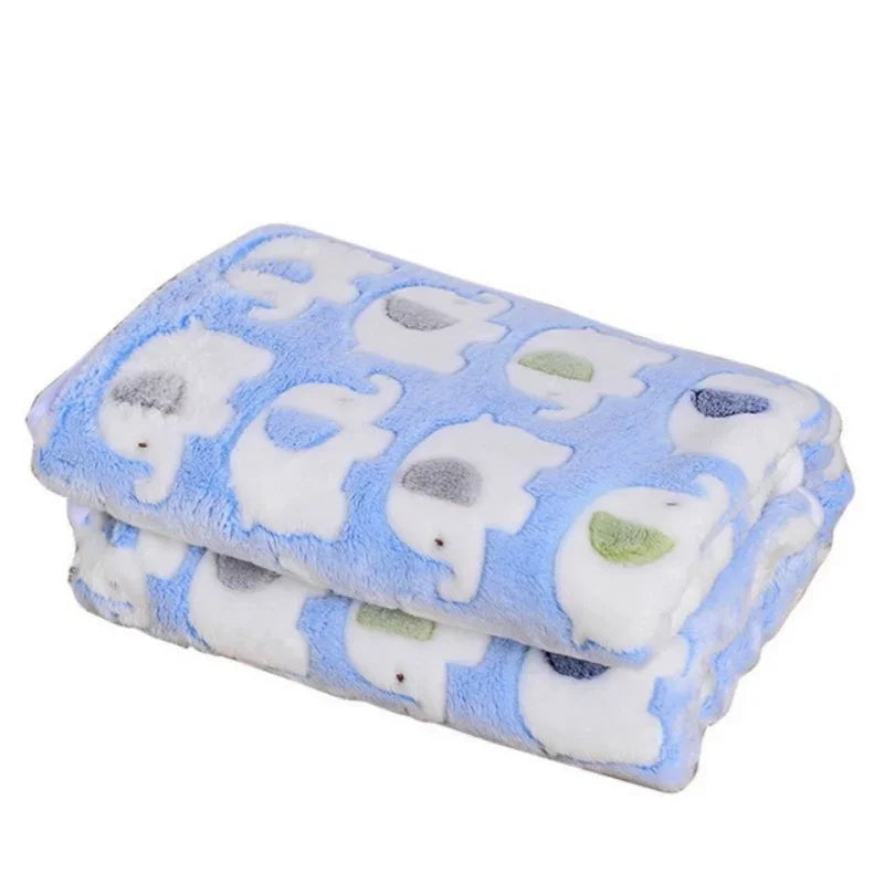 Soft Fluffy Fleece Pet Blanket for Dogs and Cats