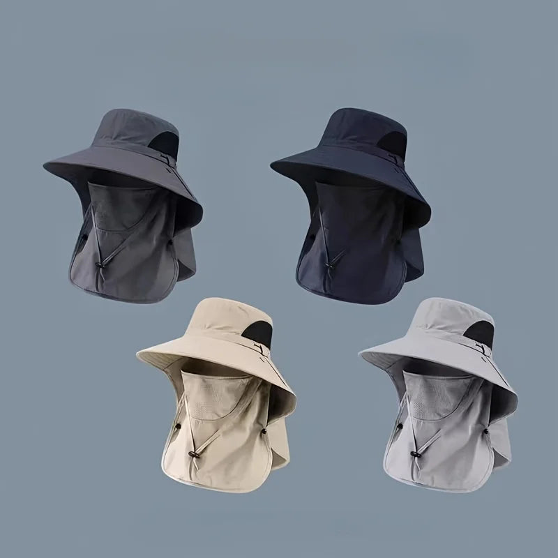 Full Coverage Outdoor Sun Protection Fishing Hat - 4