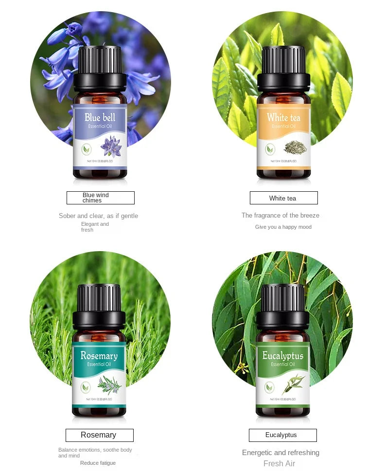 18 Scents Essential Oil Set for Aroma Diffuser and Air Humidifier - 10