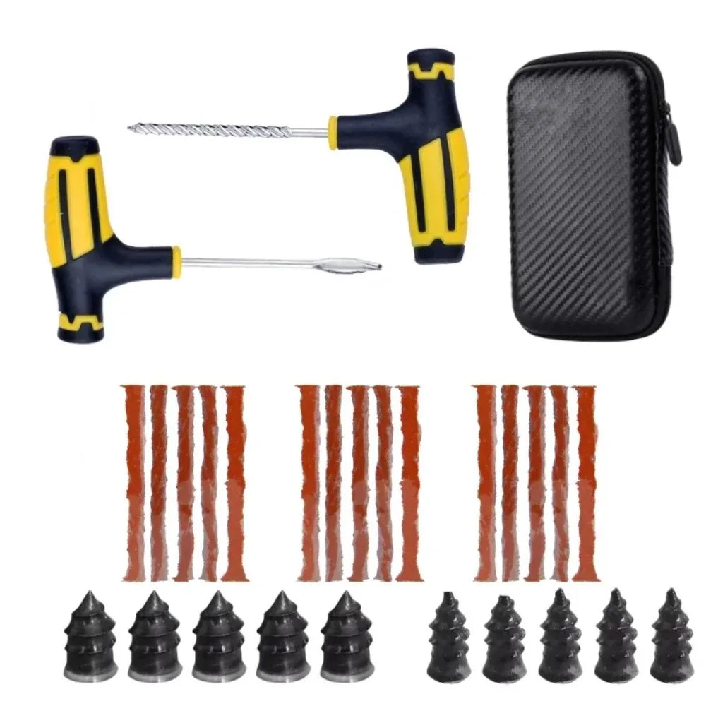 Emergency Tire Puncture Repair Kit for Motorcycles and Cars