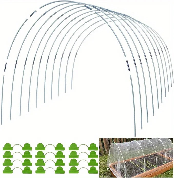 DIY Greenhouse Support Hoops Garden Plant Cover Frame Kit