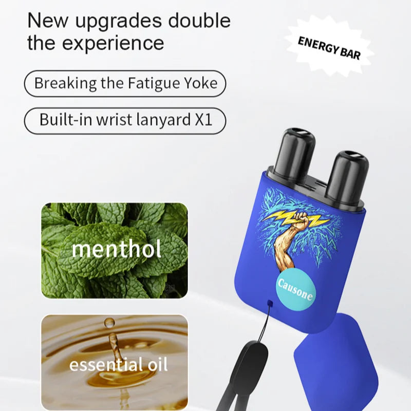 Double-Hole Refreshing Nasal Aromatherapy Energy Stick - 5