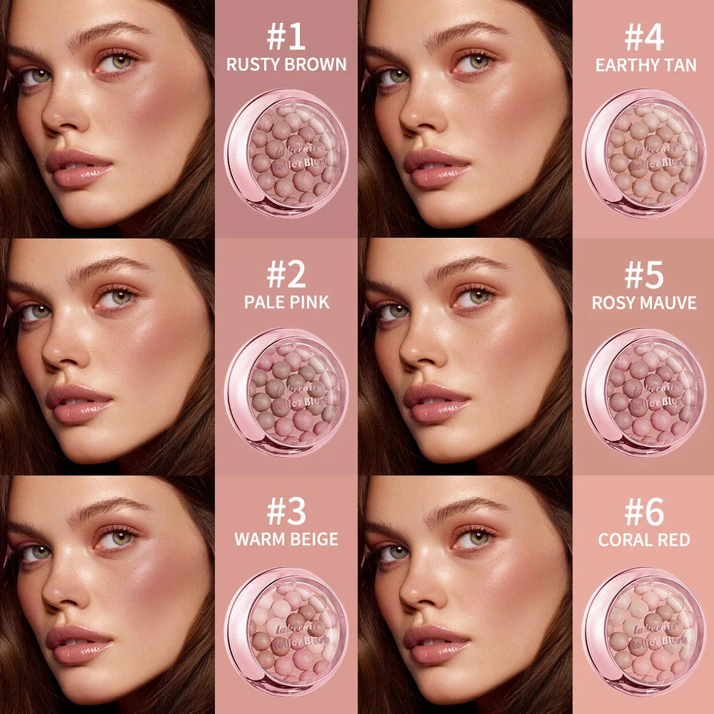 Long-Lasting Shimmering Spherical Powder Blush - 2