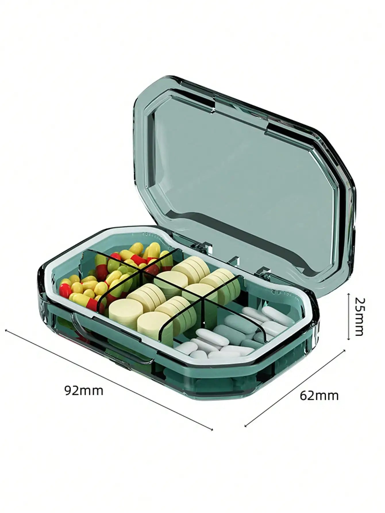 Portable Moisture-Proof Daily Pill Storage Organizer - 13