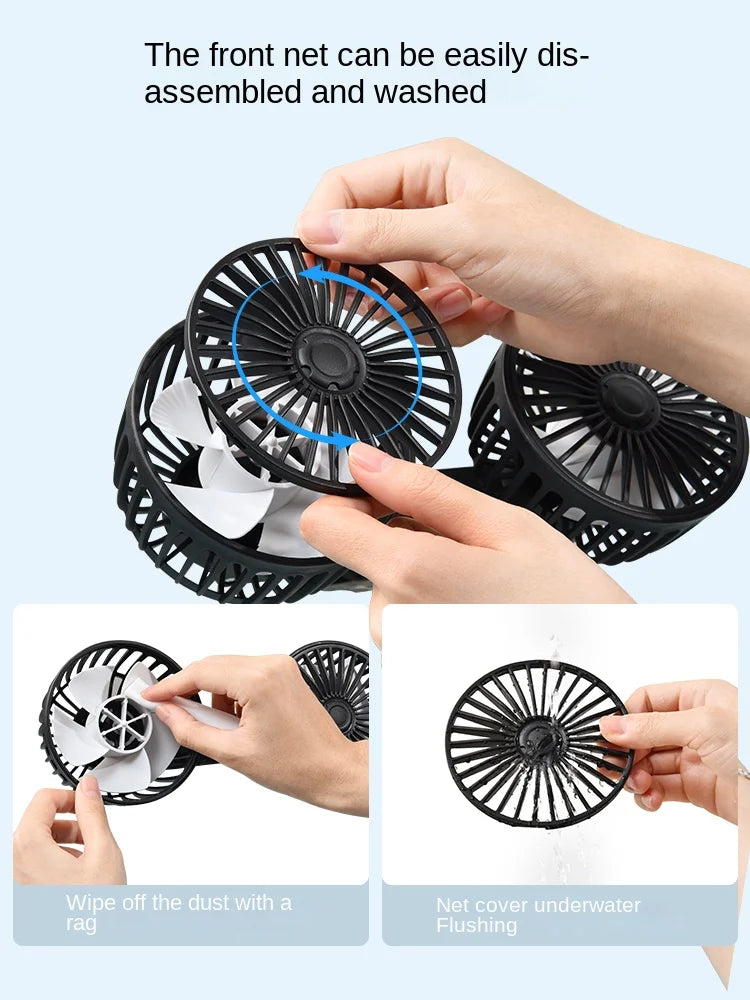 Adjustable USB Powered Car Backseat Cooling Fan - 20