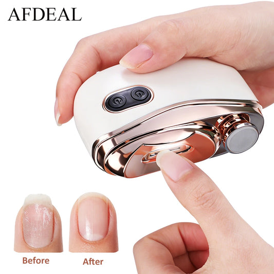 Electric Automatic Fingernail Trimmer and Polisher for All Ages