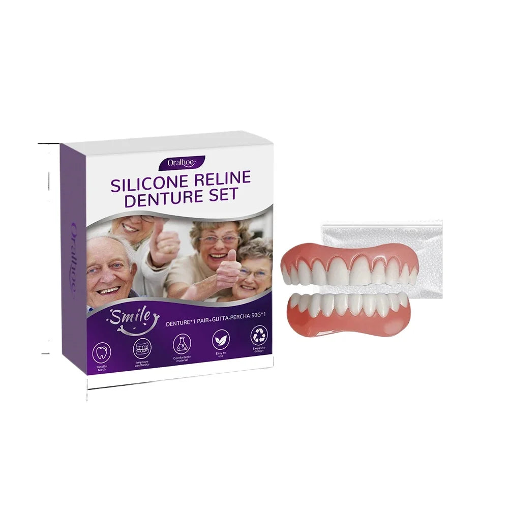 Comfort Fit Silicone Denture Reline and Care Kit