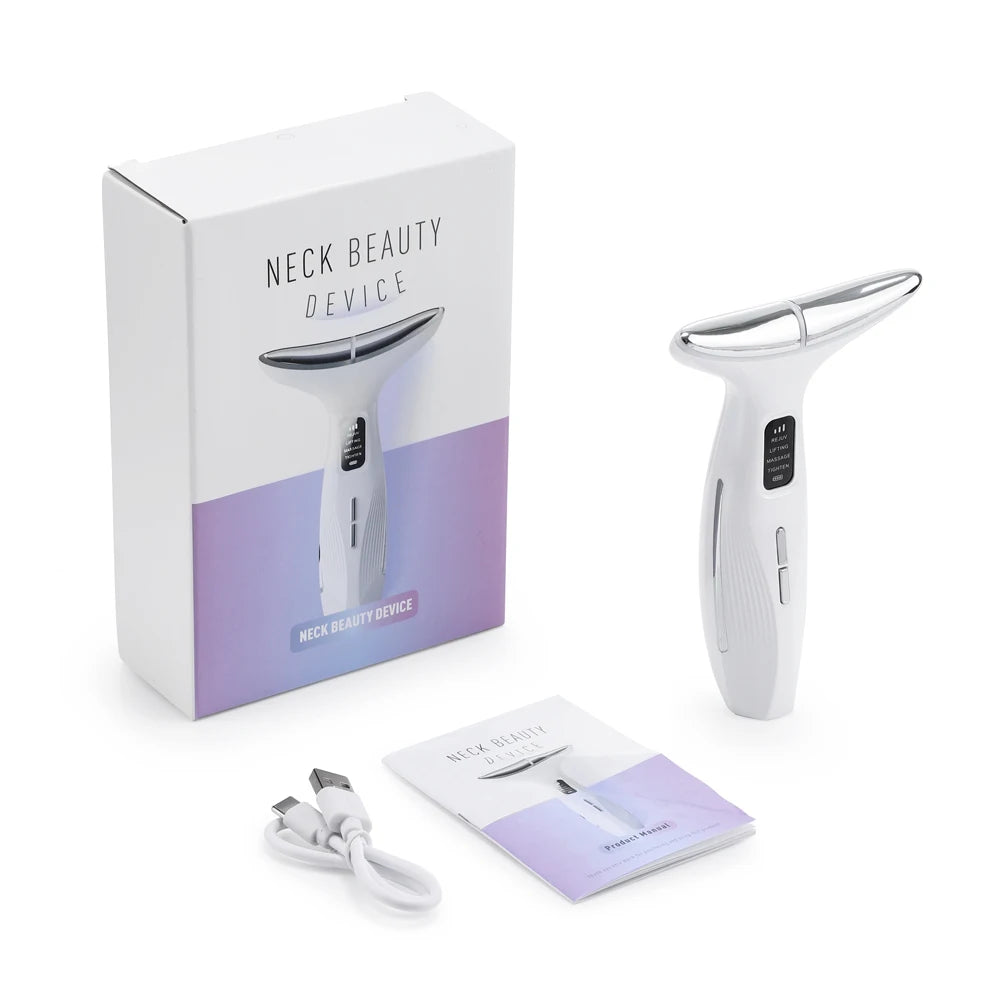 LED Face and Neck Skin Tightening Massage Device - 25
