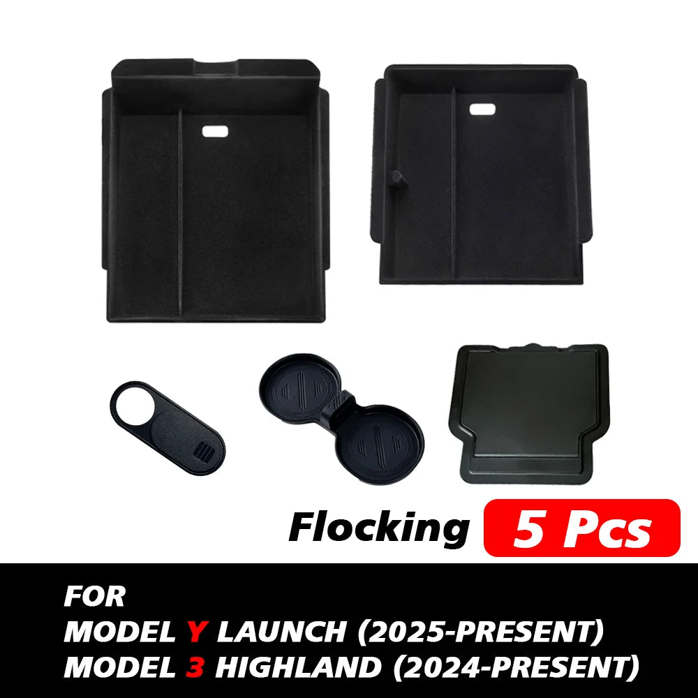 Center Console Storage Organizer for Tesla Model 3 Highland and Model Y