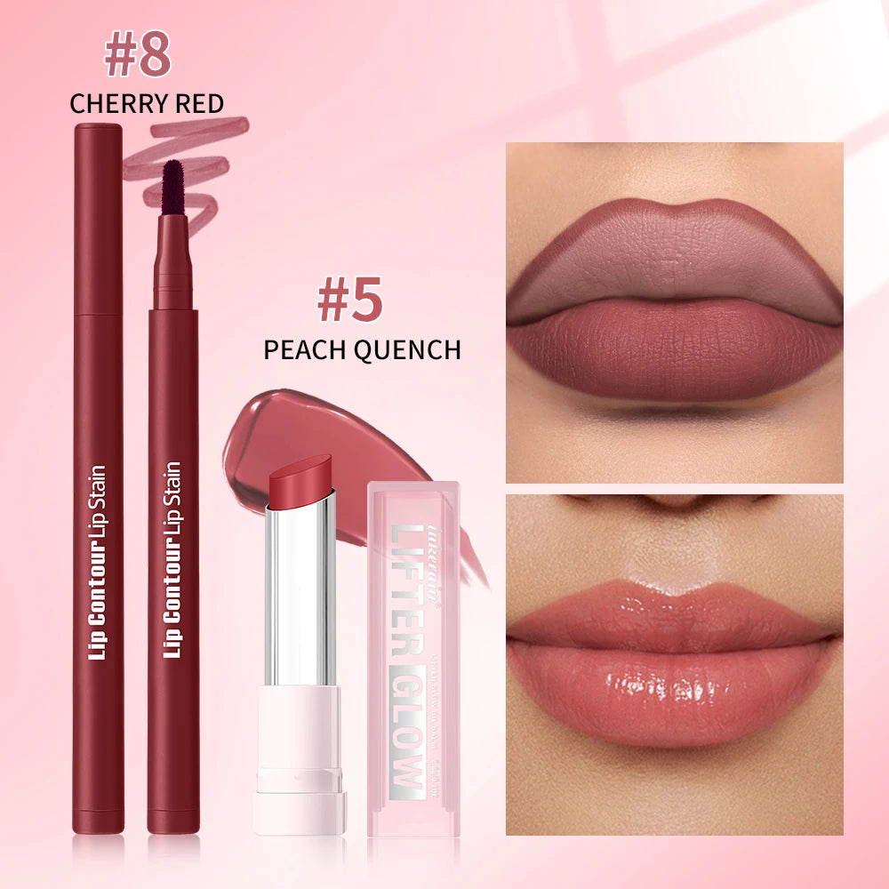 Hydrating Lip Liner and Moisturizing Balm Makeup Set