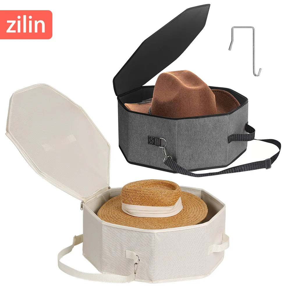 Foldable Large Capacity Hat Storage Organizer Bag - 11