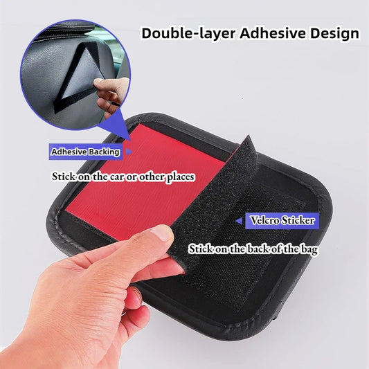 Leather Car Side Pocket Organizer for Console and Door