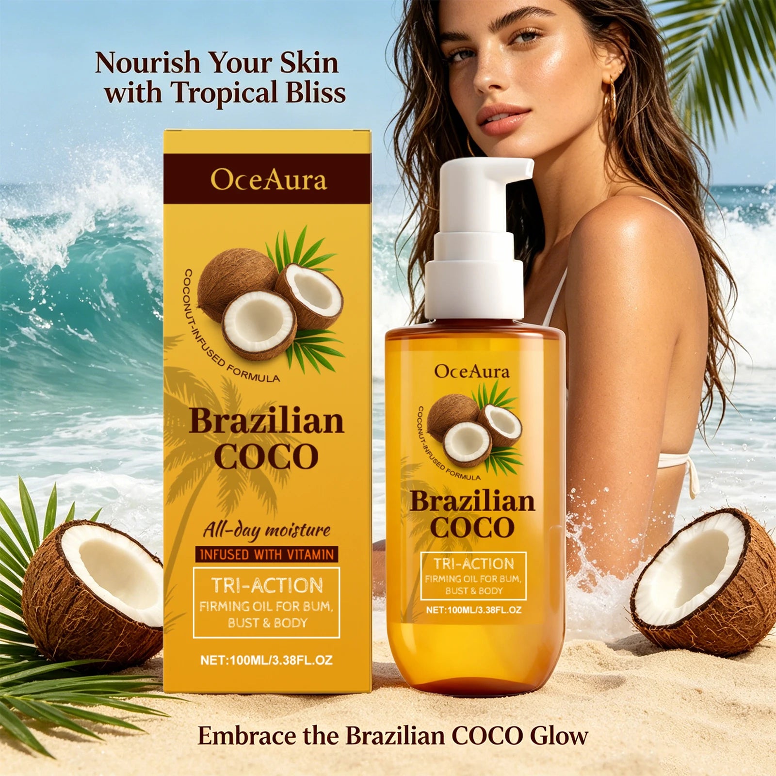 Coconut Firming and Hydrating Body Oil - 4