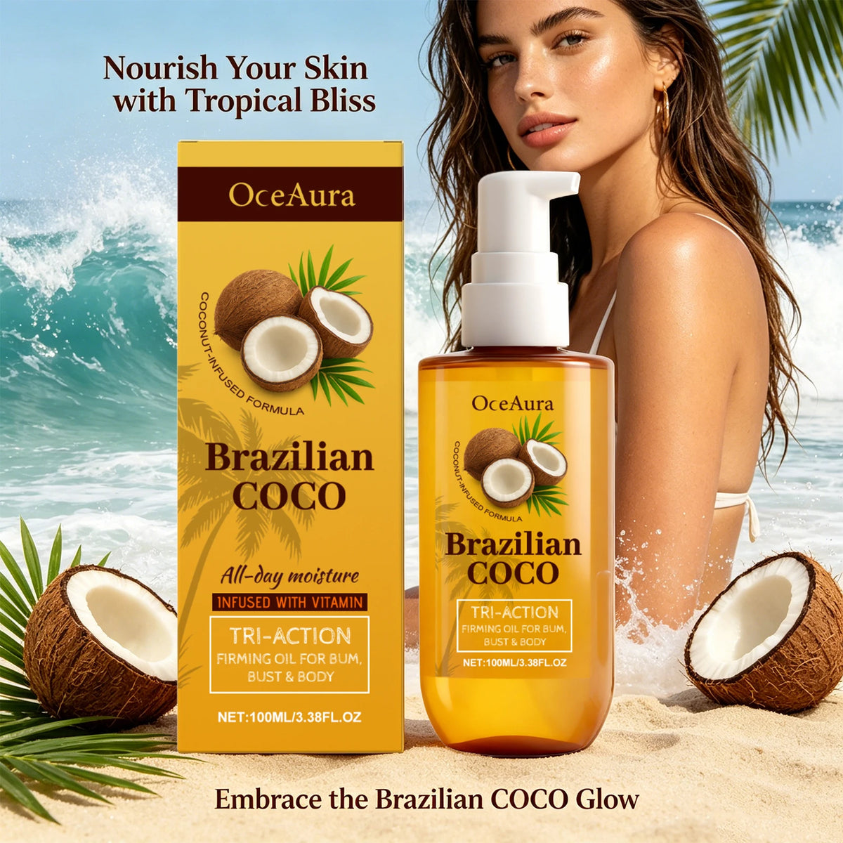 Coconut Firming and Hydrating Body Oil