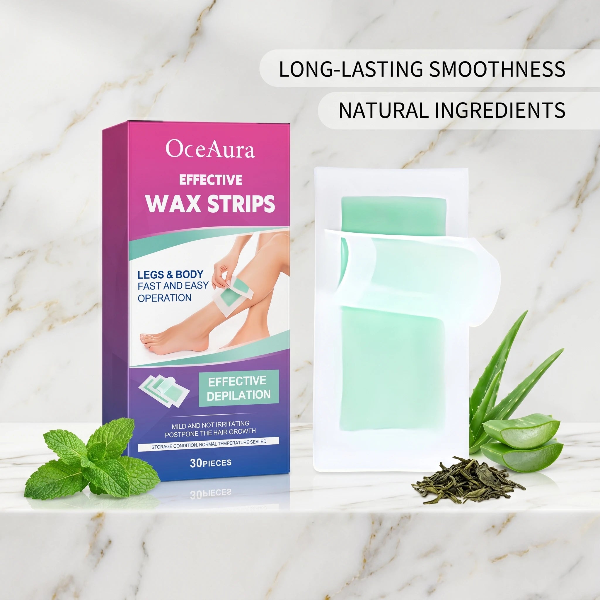 Gentle Full Body Hair Removal Wax Strips - 3