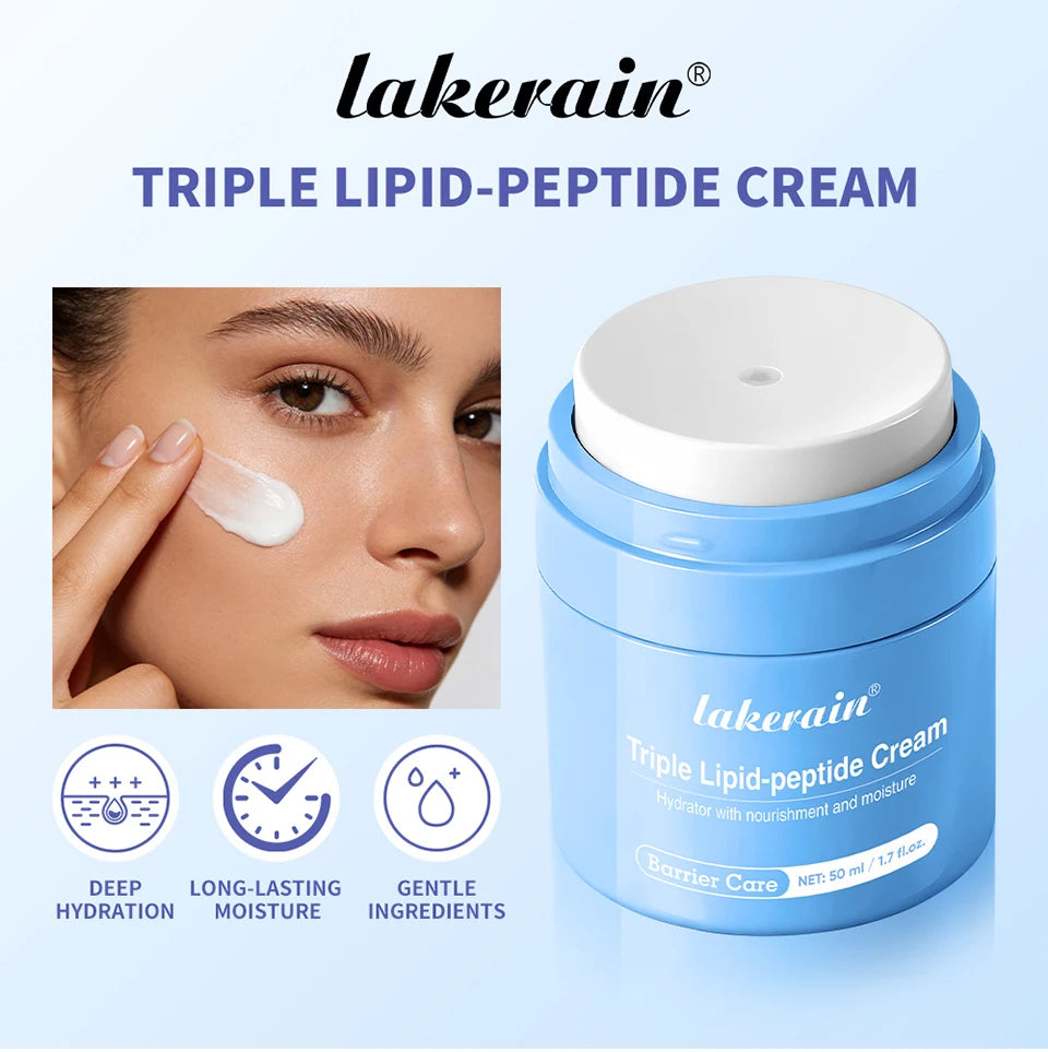 Triple Lipid Peptide Moisturizing Face Cream for Dry Sensitive Skin - 7