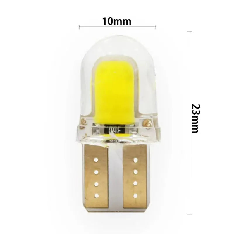 10PCS T10 W5W LED Interior Car Light Bulbs Canbus Parking Lamp Set - 2