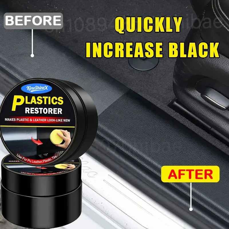 Car Plastic and Leather Trim Restorer Coating
