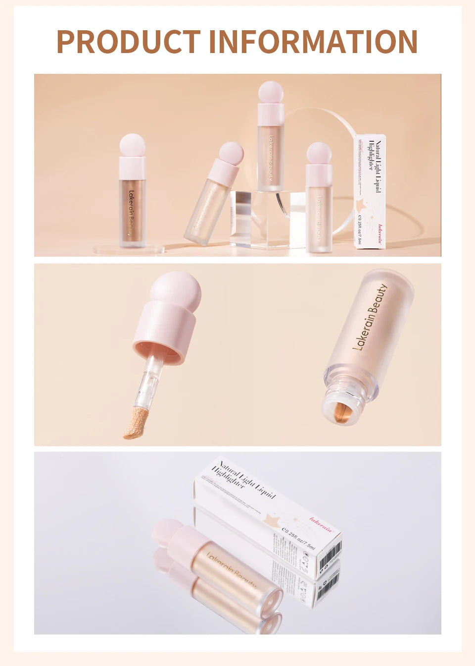Liquid Highlighter for Radiant Face and Body Glow - 21